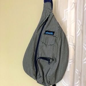 Kavu rope bag in chevron.